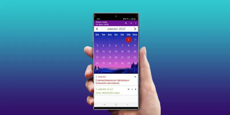 Calendário android App screenshot 4